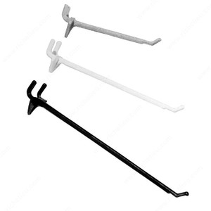 Single Plastic Hook, Length 4 in PRO-PACK 10 Single Plastic Hook, Length 4 in PRO-PACK 10