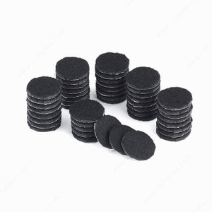 ECO FELTAC - Black Round Felt Pads, Diameter 29 mm PRO-PACK 2