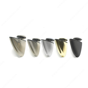 Oval Shelf Support, Glass Shelf Thickness 4 to 16 mm, Maximum Load Capacity per Shelf 25 kg, Color/Finish Satin Chrome Oval Shelf Support, Glass Shelf Thickness 4 to 16 mm, Maximum Load Capacity per Shelf 25 kg, Color/Finish Satin Chrome