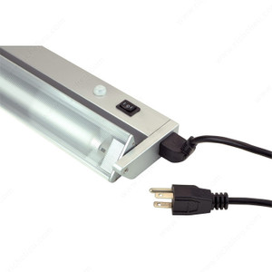 Perno T5 Fluorescent Task Light, Metal or wood shelf mounting, Features Motion / Occupancy Sensor, Watts 14 W, Length 24.53 in Perno T5 Fluorescent Task Light, Metal or wood shelf mounting, Features Motion / Occupancy Sensor, Watts 14 W, Length 24.53 in