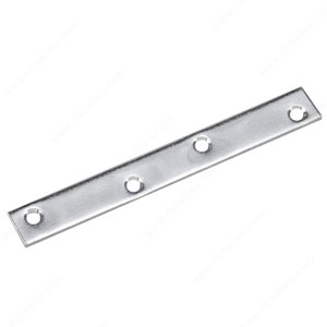 Mending Plate, Width - Overall Dimensions 1 in, Length - Overall Dimensions 6 in Mending Plate, Width - Overall Dimensions 1 in, Length - Overall Dimensions 6 in