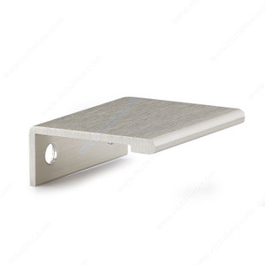 Contemporary Aluminum Edge Pull - 9898, Center to Center 33 mm, Finish Stainless Steel, Length - Overall Dimensions 50 mm PRO-PACK 3 Contemporary Aluminum Edge Pull - 9898, Center to Center 33 mm, Finish Stainless Steel, Length - Overall Dimensions 50 mm PRO-PACK 3