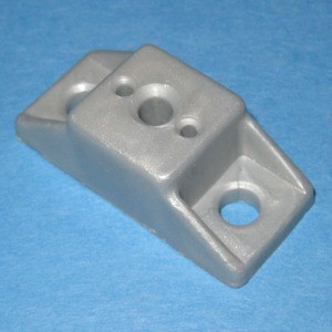 Drawer Slide Spacer 5/8", Silver, Bag of 2