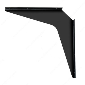Richelieu Workstation Heavy-Duty Brackets, Projection - Overall Dimensions 18 in, Height - Overall Dimensions 18 in, Color/Finish Black Richelieu Workstation Heavy-Duty Brackets, Projection - Overall Dimensions 18 in, Height - Overall Dimensions 18 in, Color/Finish Black