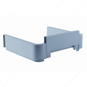 Agon Vanity Drawer Divider, Depth Min. 300 mm, Finish Grey, Depth Max. 250 mm, Side Left Agon Vanity Drawer Divider, Depth Min. 300 mm, Finish Grey, Depth Max. 250 mm, Side Left