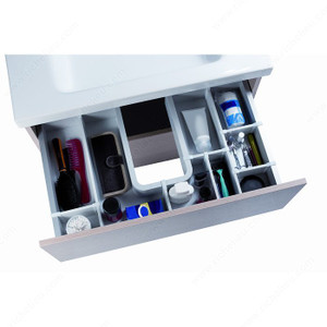Front Wall for Agon Drawer Divider, Finish White Front Wall for Agon Drawer Divider, Finish White