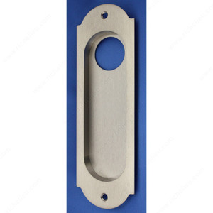 Flush Pull/Handle (for Use with Cylinder) - Arch Style, Door Thickness 1 3/4 in, Finish Chrome Flush Pull/Handle (for Use with Cylinder) - Arch Style, Door Thickness 1 3/4 in, Finish Chrome