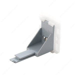 Rear Mounting Brackets for A7555 Undermount Slides, Material Plastic, Rear Mounting Bracket - Plastic Adjust PRO-PACK 10 Rear Mounting Brackets for A7555 Undermount Slides, Material Plastic, Rear Mounting Bracket - Plastic Adjust PRO-PACK 10