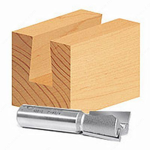 Dovetail Bit, Shank Diameter 1/2 in, Carbide Height (B) 0.532 in, Overall Length (L) 2 1/2 in Dovetail Bit, Shank Diameter 1/2 in, Carbide Height (B) 0.532 in, Overall Length (L) 2 1/2 in