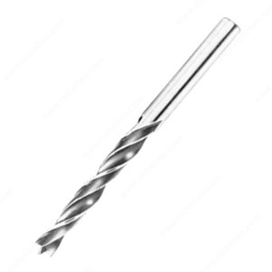 Brad Point Treated Steel Drill Bit, Shank Diameter 1/4 in, Bit Length (L) 4 in, Drilling Diameter 1/4 in PRO-PACK 3 Brad Point Treated Steel Drill Bit, Shank Diameter 1/4 in, Bit Length (L) 4 in, Drilling Diameter 1/4 in PRO-PACK 3