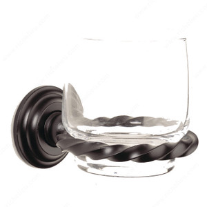Tumbler Holder - Brittany Series, Finish Satin Steel Tumbler Holder - Brittany Series, Finish Satin Steel