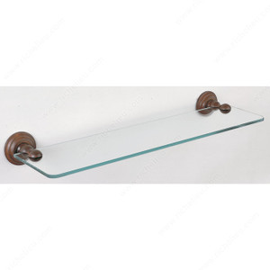 Glass Shelf - Brittany Series, Finish Rust