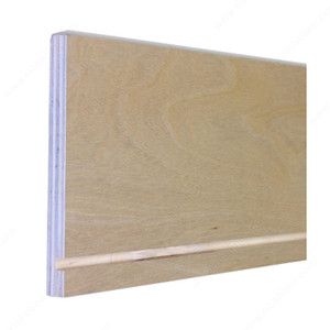 Plywood Drawer Side - Top Side Edgebanded, Height 10 in Plywood Drawer Side - Top Side Edgebanded, Height 10 in