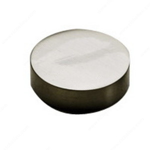 Decorative Metal Screw Cover, 1 per package, Finish Brushed Nickel Decorative Metal Screw Cover, 1 per package, Finish Brushed Nickel