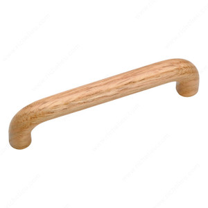 Eclectic Wood Pull - 545, Finish Oak, Natural Finish Eclectic Wood Pull - 545, Finish Oak, Natural Finish