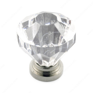 Eclectic Metal and Acrylic Knob - 1008,PRO-PACK 3 Eclectic Metal and Acrylic Knob - 1008,PRO-PACK 3