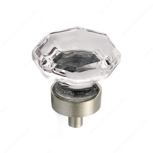 Eclectic Metal and Acrylic Knob - 1008,PRO-PACK 2 Eclectic Metal and Acrylic Knob - 1008,PRO-PACK 2