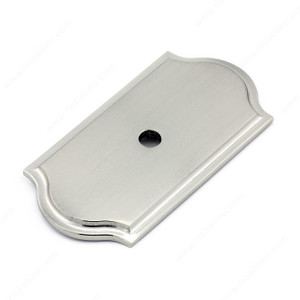 Transitional Metal Backplate for Knob - 1040, Finish Brushed Nickel PRO-PACK 3 Transitional Metal Backplate for Knob - 1040, Finish Brushed Nickel PRO-PACK 3