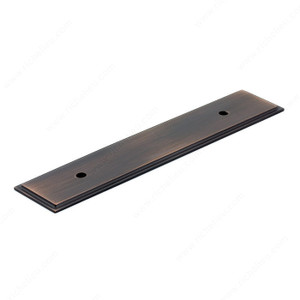Transitional Metal Backplate for Pull - 1045, Center to Center 96 mm, Finish Oil-Rubbed Bronze, Length - Overall Dimensions 156 mm PRO-PACK 2