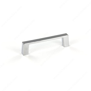 Contemporary Metal Pull - 107, Center to Center 3 in, Finish Chrome, Projection - Overall Dimensions 21.43125 mm PRO-PACK 3 Contemporary Metal Pull - 107, Center to Center 3 in, Finish Chrome, Projection - Overall Dimensions 21.43125 mm PRO-PACK 3