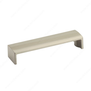 Contemporary Metal Pull - 1703, Center to Center 128 mm, Finish Brushed Nickel, Length - Overall Dimensions Min. 136 mm Contemporary Metal Pull - 1703, Center to Center 128 mm, Finish Brushed Nickel, Length - Overall Dimensions Min. 136 mm
