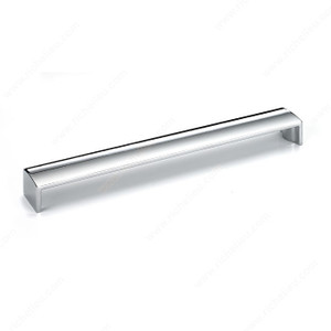 Contemporary Metal Pull - 1703, Center to Center 256 mm, Finish Chrome, Length - Overall Dimensions 264 mm Contemporary Metal Pull - 1703, Center to Center 256 mm, Finish Chrome, Length - Overall Dimensions 264 mm