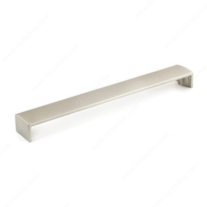 Contemporary Metal Pull - 1703, Center to Center 256 mm, Finish Brushed Nickel, Length - Overall Dimensions Min. 264 mm Contemporary Metal Pull - 1703, Center to Center 256 mm, Finish Brushed Nickel, Length - Overall Dimensions Min. 264 mm