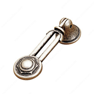 Traditional Metal Pull - 1797, Finish Old Silver Traditional Metal Pull - 1797, Finish Old Silver