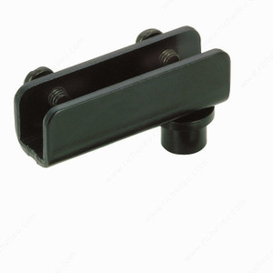Pivot Hinge for Glass Door Recessed Within Furniture/Cabinet, No drilling of glass, Finish Black, Thumb Screws Metal, Length 41 mm, Width 12 mm PRO-PACK 3 Pivot Hinge for Glass Door Recessed Within Furniture/Cabinet, No drilling of glass, Finish Black, Thumb Screws Metal, Length 41 mm, Width 12 mm PRO-PACK 3