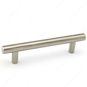 Contemporary Metal Pull - 205, RoHS compliant, Center to Center 108 mm, Finish Brushed Nickel PRO-PACK 2