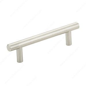 Contemporary Metal Pull - 205, RoHS compliant, Center to Center 96 mm, Finish Brushed Nickel PRO-PACK 5