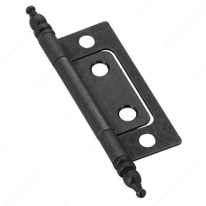 Classic Metal Bifold Hinge - 2064, Finish Matte Black, Finish Number 900, Screw/Nail Wood Screw (Included) PRO-PACK 3 Classic Metal Bifold Hinge - 2064, Finish Matte Black, Finish Number 900, Screw/Nail Wood Screw (Included) PRO-PACK 3