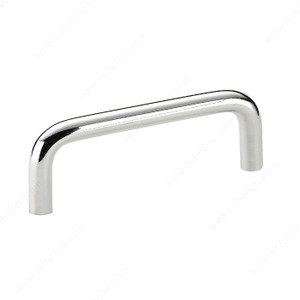 Contemporary Metal Pull - 2288, BHMA A156.9 certificate, RoHS compliant, Center to Center 3 in, Finish Chrome, Length - Overall Dimensions 84 mm PRO-PACK 5
