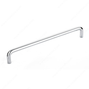 Contemporary Metal Pull - 2288, BHMA A156.9 certificate, RoHS compliant, Center to Center 192 mm, Finish Chrome, Length - Overall Dimensions 200 mm PRO-PACK 3