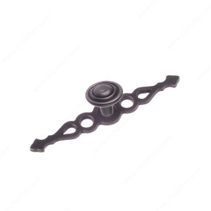 Traditional Metal Knob - 2360, Finish Anthracite PRO-PACK 3 Traditional Metal Knob - 2360, Finish Anthracite PRO-PACK 3