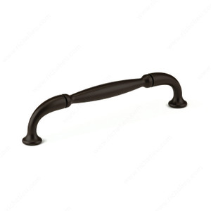 Traditional Metal Pull - 2373, Center to Center 128 mm, Finish Rust, Projection - Overall Dimensions 31 mm PRO-PACK 2