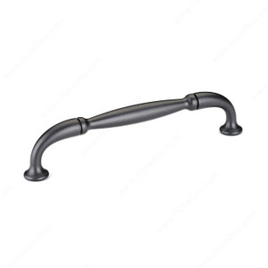 Traditional Metal Pull - 2373, Center to Center 128 mm, Finish Anthracite, Projection - Overall Dimensions 31 mm PRO-PACK 2 Traditional Metal Pull - 2373, Center to Center 128 mm, Finish Anthracite, Projection - Overall Dimensions 31 mm PRO-PACK 2
