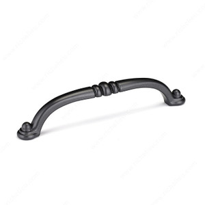 Traditional Metal Pull - 2373, Center to Center 128 mm, Finish Anthracite, Projection - Overall Dimensions 31 mm PRO-PACK 3 Traditional Metal Pull - 2373, Center to Center 128 mm, Finish Anthracite, Projection - Overall Dimensions 31 mm PRO-PACK 3