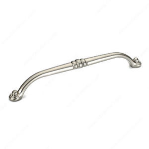 Traditional Metal Pull - 2373, Center to Center 192 mm, Finish Brushed Nickel, Projection - Overall Dimensions 33 mm PRO-PACK 2 Traditional Metal Pull - 2373, Center to Center 192 mm, Finish Brushed Nickel, Projection - Overall Dimensions 33 mm PRO-PACK 2