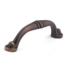 Traditional Metal Pull - 2373, Center to Center 96 mm, Finish Brushed Oil-Rubbed Bronze, Projection - Overall Dimensions 27 mm PRO-PACK 5 Traditional Metal Pull - 2373, Center to Center 96 mm, Finish Brushed Oil-Rubbed Bronze, Projection - Overall Dimensions 27 mm PRO-PACK 5