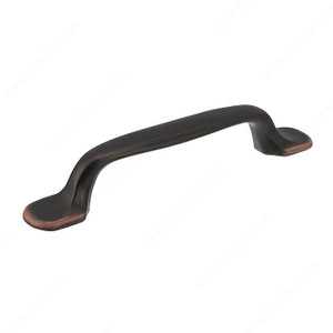 Traditional Metal Pull - 2377, Finish Brushed Oil-Rubbed Bronze