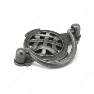 Traditional Metal Pull - 2381, Finish Wrought Iron PRO-PACK 2 Traditional Metal Pull - 2381, Finish Wrought Iron PRO-PACK 2