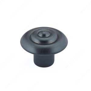 Traditional Metal Knob - 2391, Finish Anthracite PRO-PACK 3 Traditional Metal Knob - 2391, Finish Anthracite PRO-PACK 3