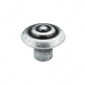 Traditional Metal Knob - 2391, Finish Wrought Iron PRO-PACK 5 Traditional Metal Knob - 2391, Finish Wrought Iron PRO-PACK 5