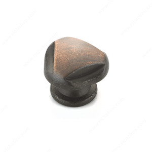 Traditional Metal Knob - 2391, Finish Brushed Oil-Rubbed Bronze PRO-PACK 3 Traditional Metal Knob - 2391, Finish Brushed Oil-Rubbed Bronze PRO-PACK 3