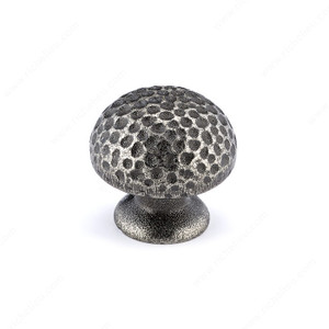 Traditional Metal Knob - 2395, Finish Natural Iron Traditional Metal Knob - 2395, Finish Natural Iron