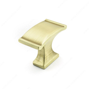 Traditional Metal Knob - 2606, Finish Satin Brass PRO-PACK 3