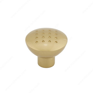 Contemporary Metal Knob - 260, Finish Satin Gold PRO-PACK 2 Contemporary Metal Knob - 260, Finish Satin Gold PRO-PACK 2