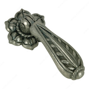 Traditional Metal Pull - 2698, Finish Pewter PRO-PACK 3 Traditional Metal Pull - 2698, Finish Pewter PRO-PACK 3