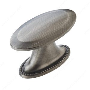 Traditional Zinc Oversized Knob - 29280, Finish Satin Nickel PRO-PACK 2 Traditional Zinc Oversized Knob - 29280, Finish Satin Nickel PRO-PACK 2